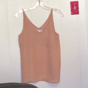 Sheer blush pink shirt